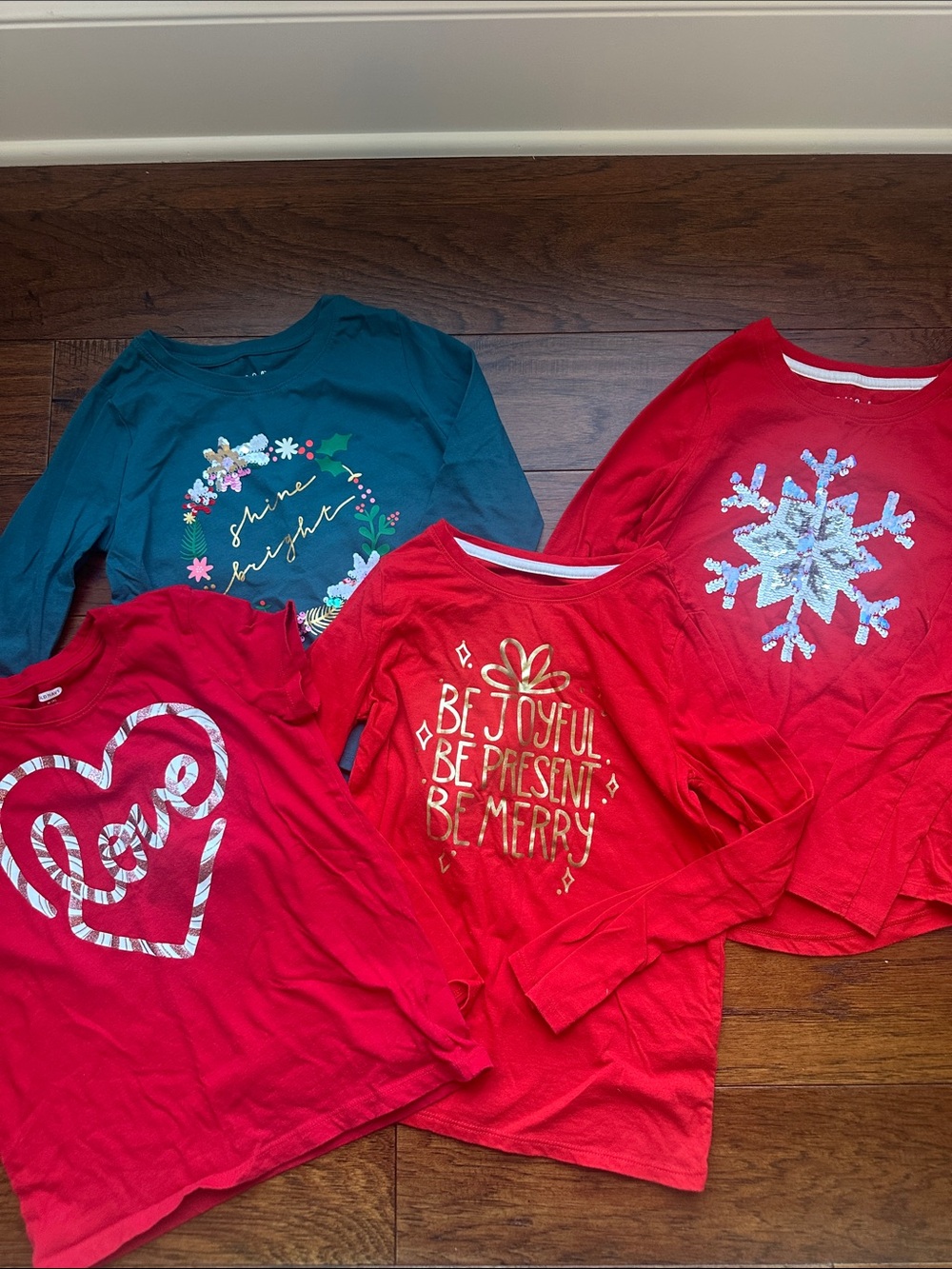 Girls Holiday Shirt Bundle